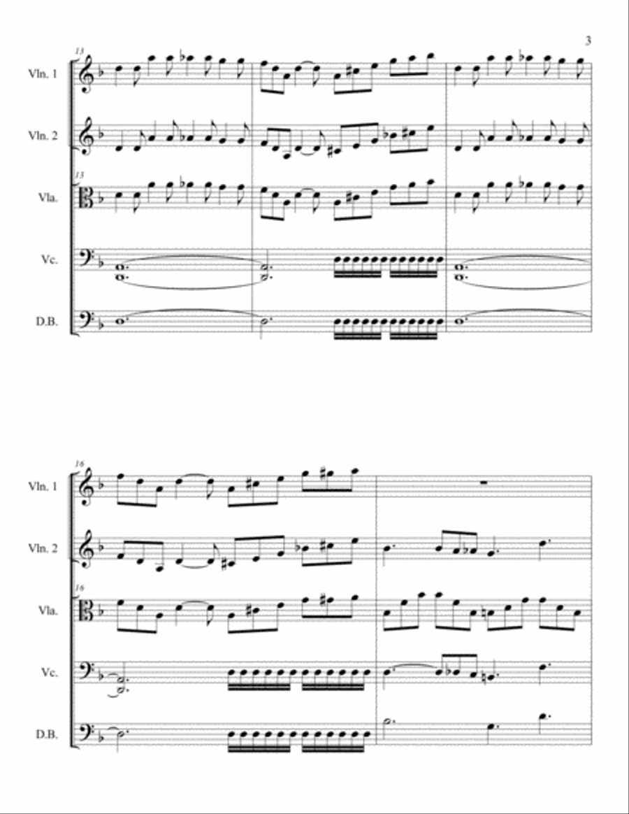 Nightmare Large Ensemble scores gallery preview page 4