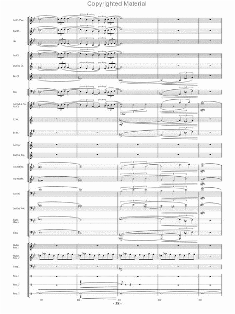 From the Eye of the Storm Concert Band scores gallery preview page 37