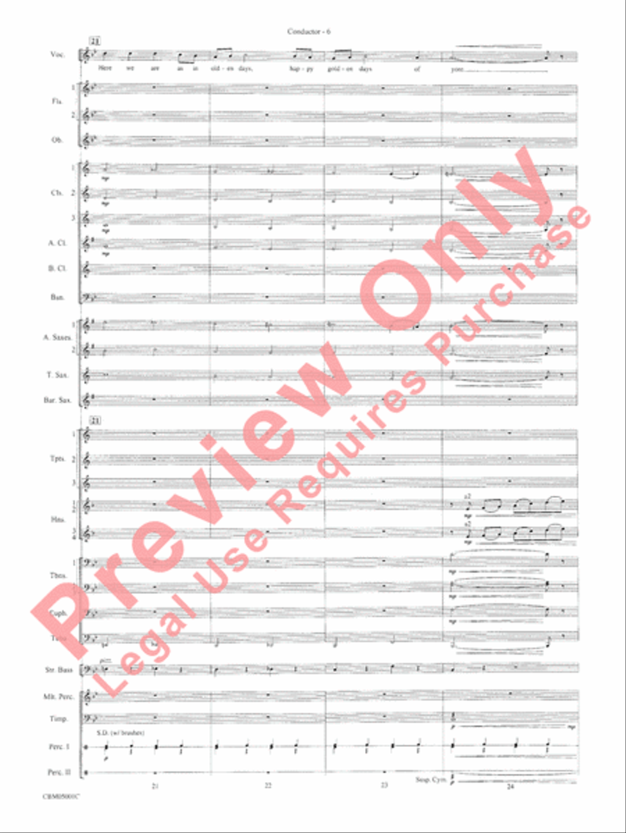 Have Yourself a Merry Little Christmas Concert Band scores gallery preview page 8