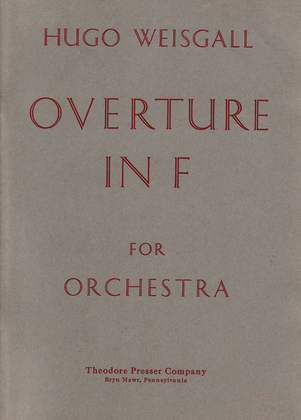 Overture in F