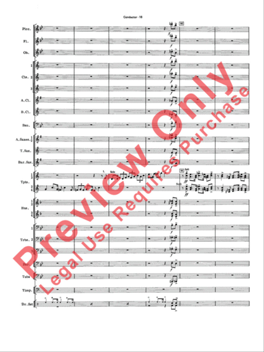 Four of a Kind Four of a Kind Concert Band scores gallery preview page 19