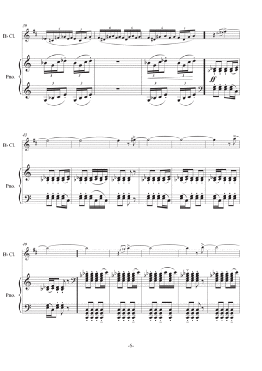 Turn, little Wheel, turn Clarinet Solo scores gallery preview page 6