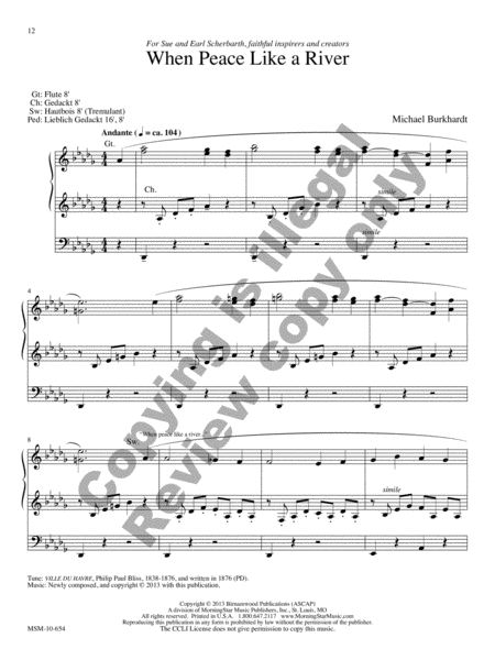 Three Hymn Improvisations for Organ image number null