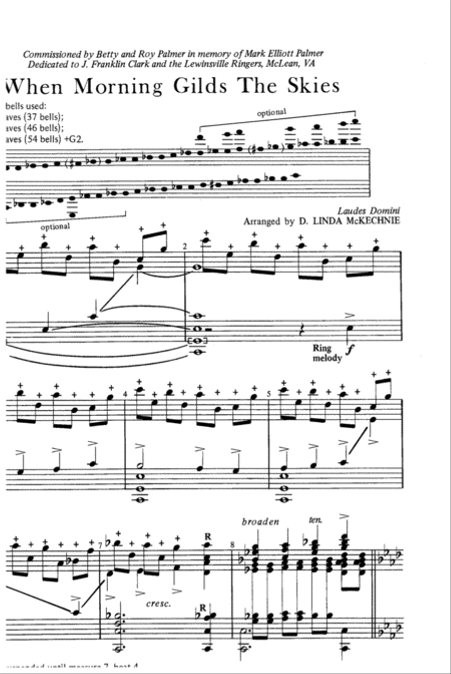 When Morning Gilds the Skies 5-Octaves scores gallery preview page 9