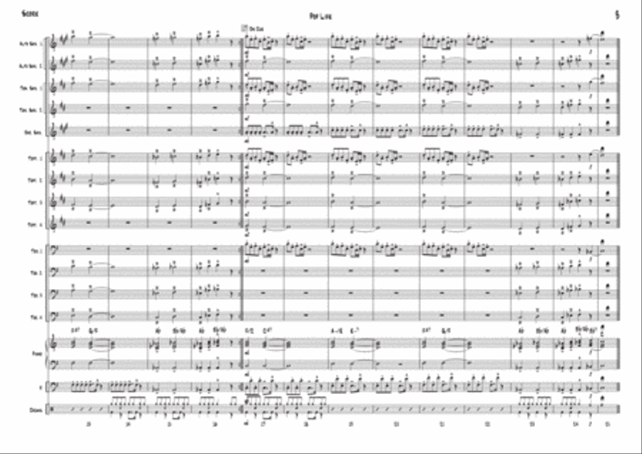 Pop Life Jazz Ensemble scores gallery preview page 3