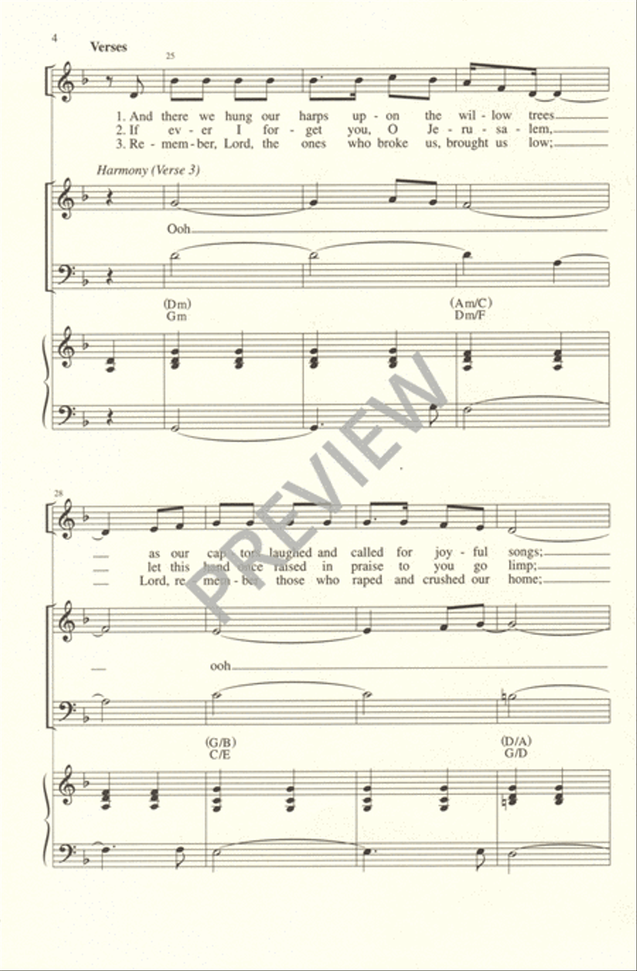 By the Rivers of Babylon 3-Part scores gallery preview page 4