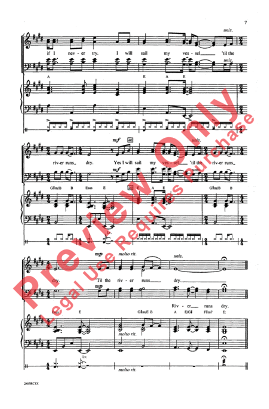 The River The River 4-Part scores gallery preview page 7