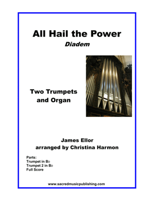 Book cover for All Hail the Power - Two Trumpets and Organ