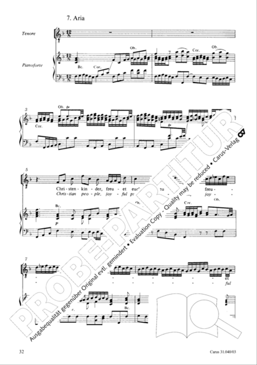 Christ was manifested for this purpose (Dazu ist erschienen der Sohn Gottes) ATB scores gallery preview page 33
