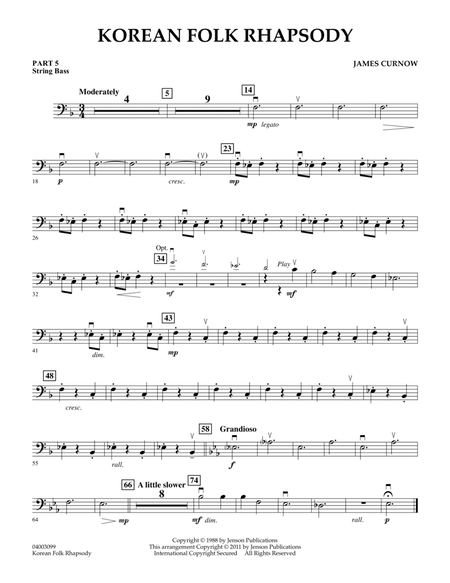 Korean Folk Rhapsody - Pt.5 - String/Electric Bass
