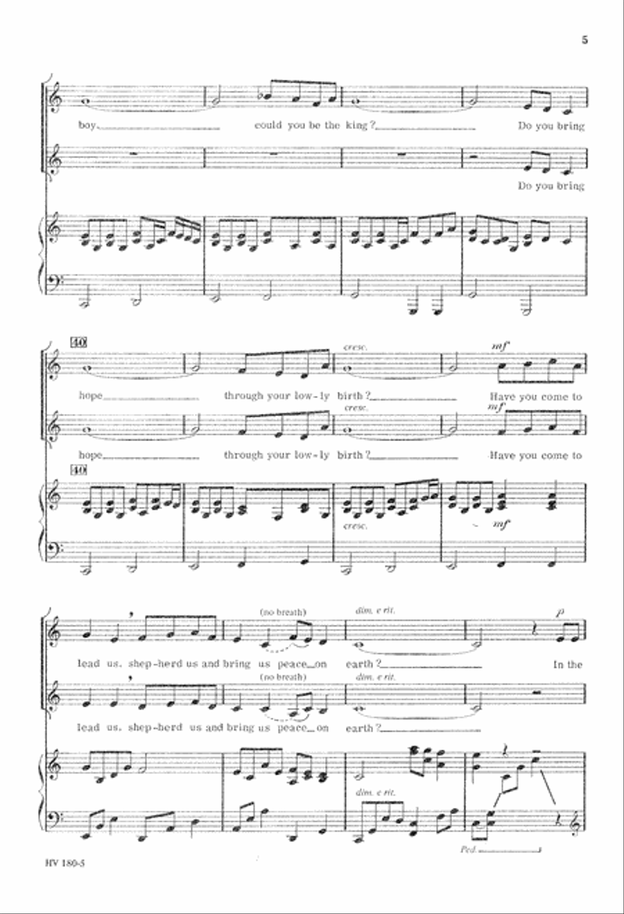 Bethlehem Boy Bethlehem Boy 2-Part scores gallery preview page 6