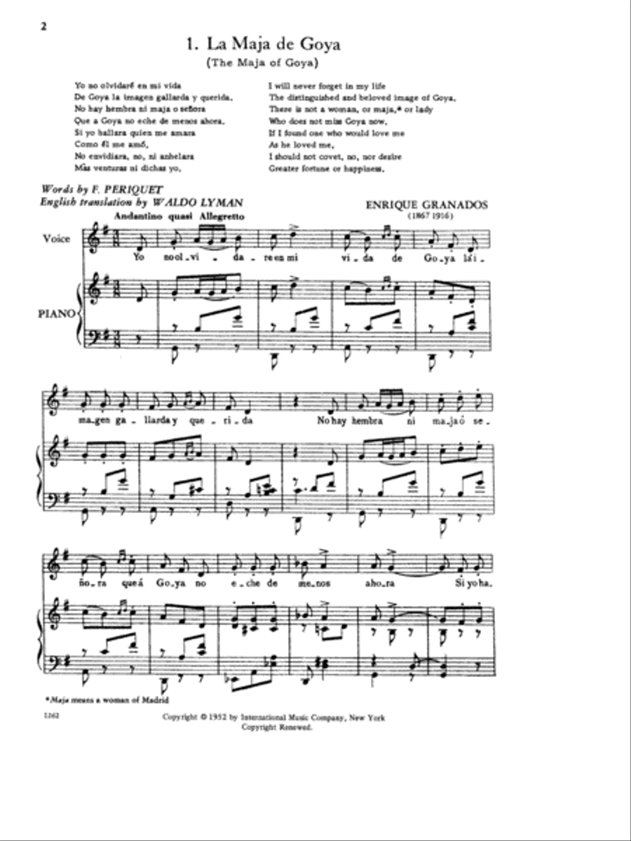 Eleven Songs (Tonadillas) Voice Solo scores gallery preview page 2