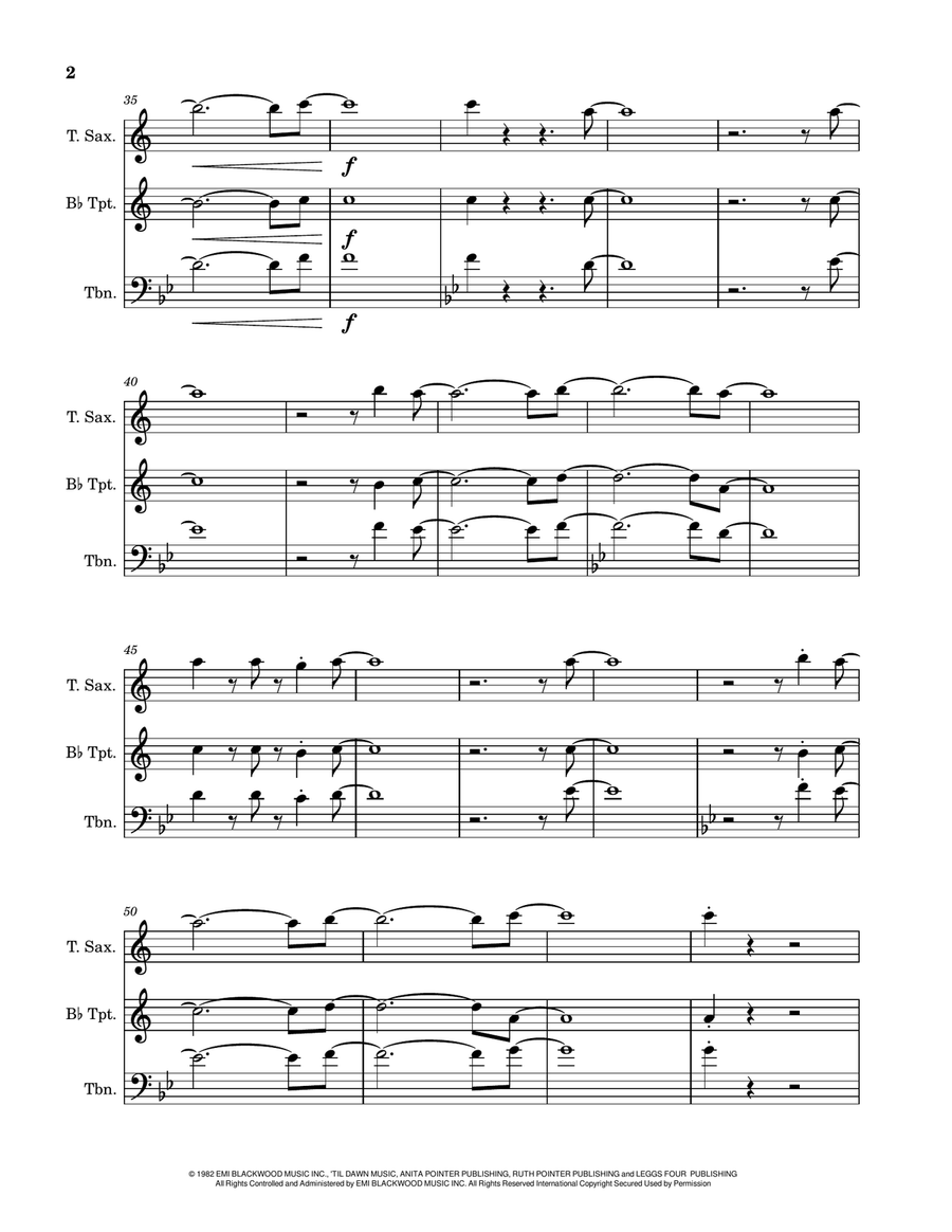 I'm So Excited Small Ensemble scores gallery preview page 2