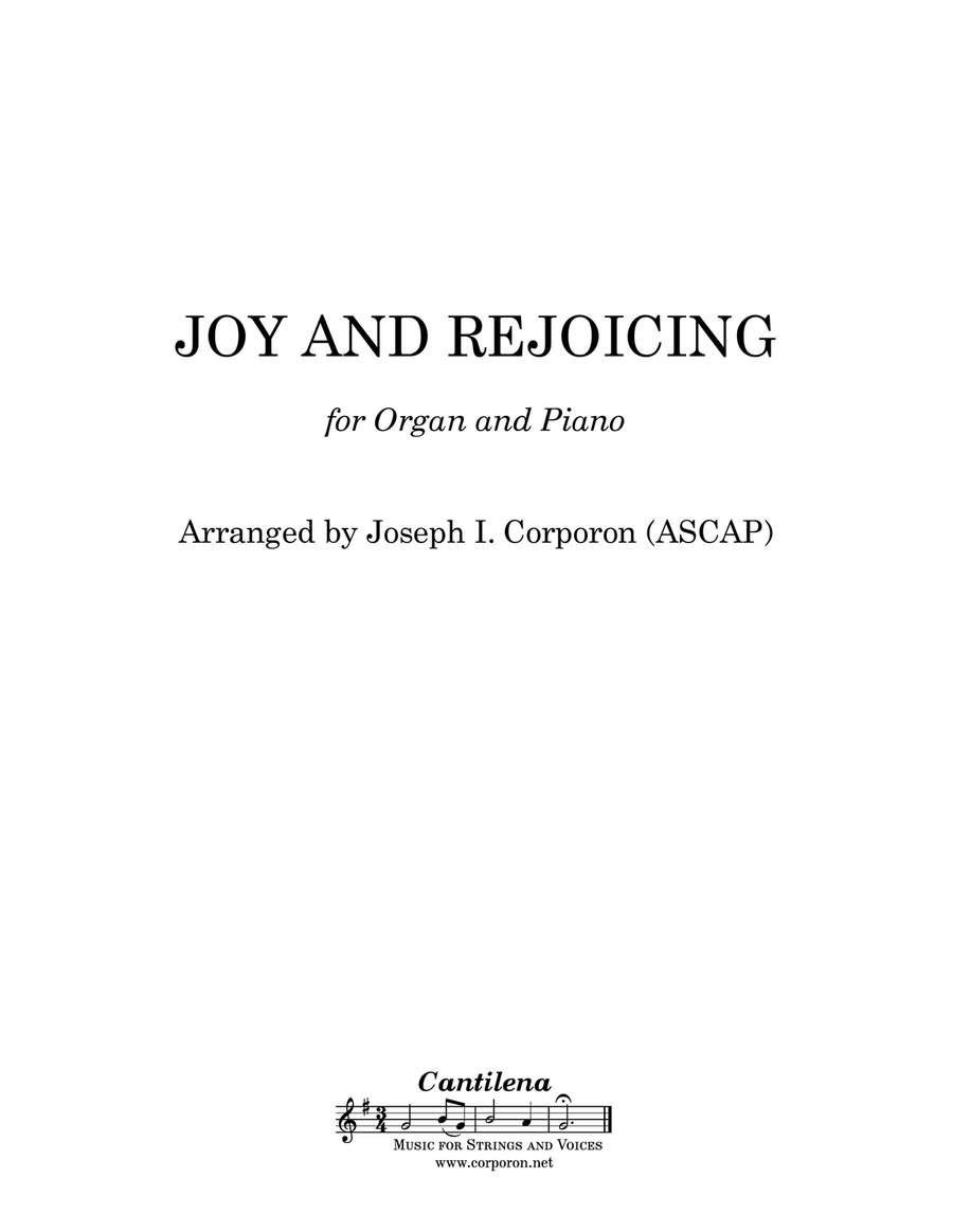 Joy and Rejoicing Small Ensemble scores gallery preview page 1