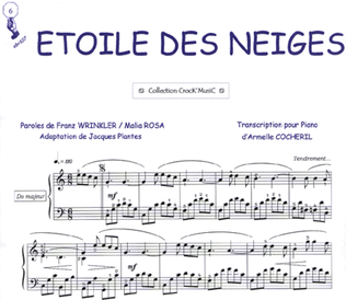 Book cover for Etoile des neiges (Collection CrocK'MusiC)