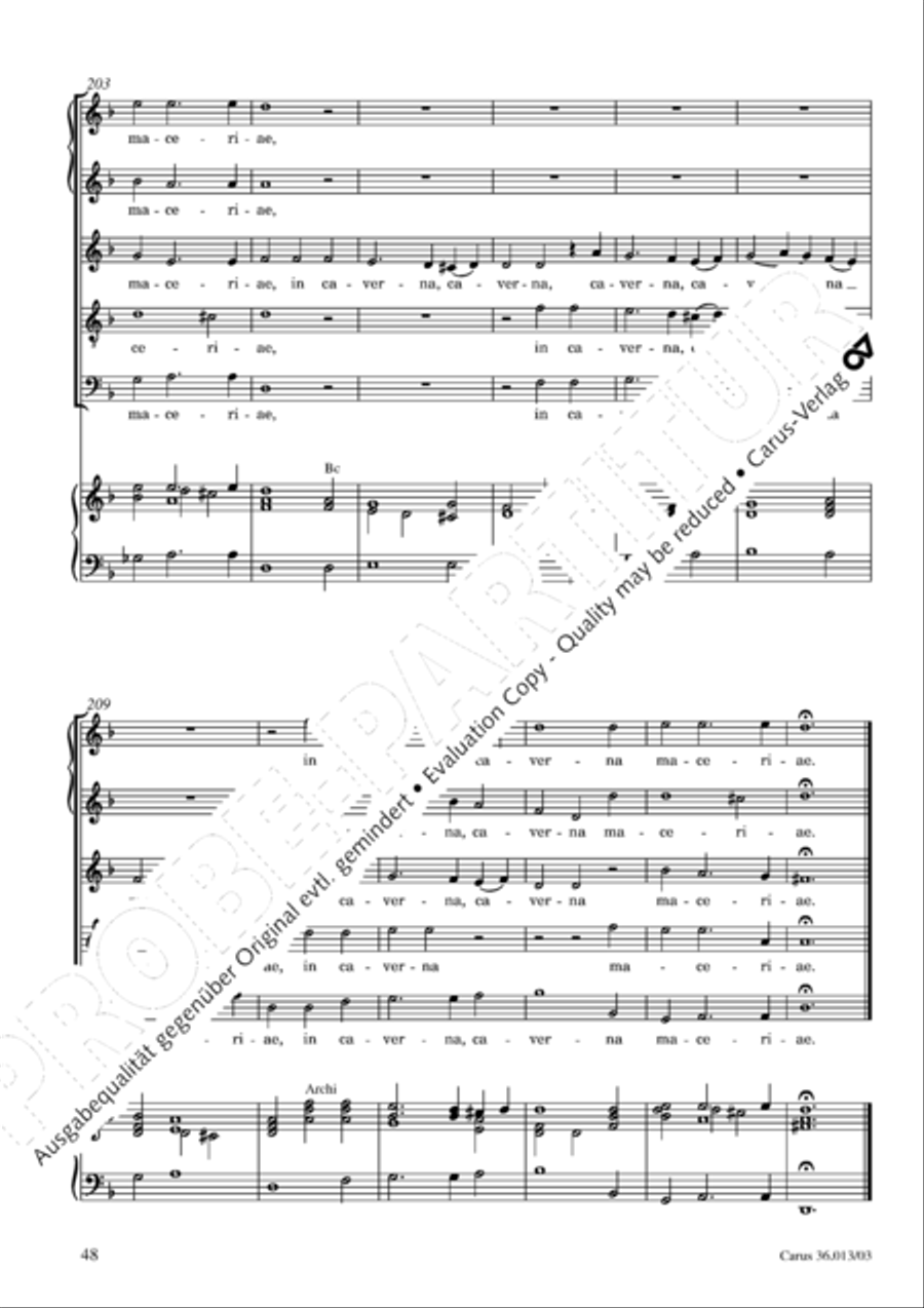Membra Jesu nostri SSATB scores gallery preview page 49
