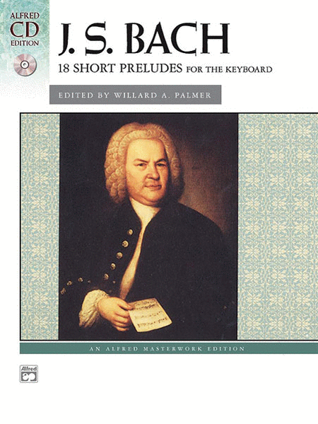 Bach: 18 Short Preludes, Book and Cd
