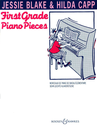 Book cover for First Grade Piano Pieces
