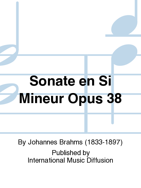 Sonate en Si Mineur Opus 38