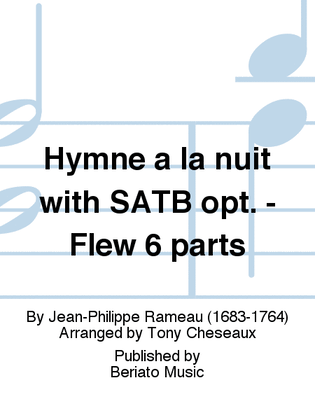 Hymne à la nuit with SATB opt. - Flex 6 parts