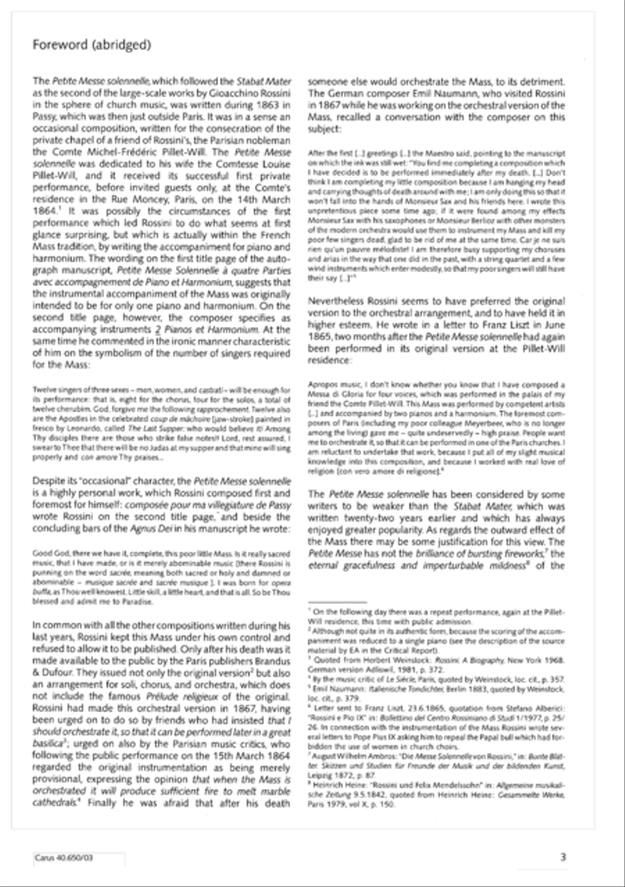 Petite Messe solennelle 4-Part scores gallery preview page 6
