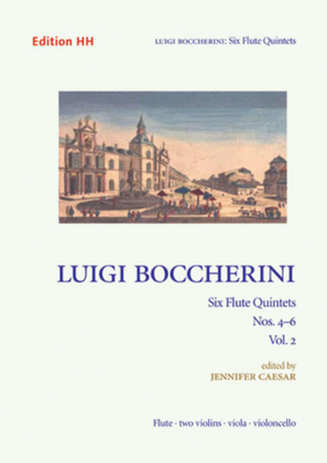 Book cover for Six flute quintets, vol 2