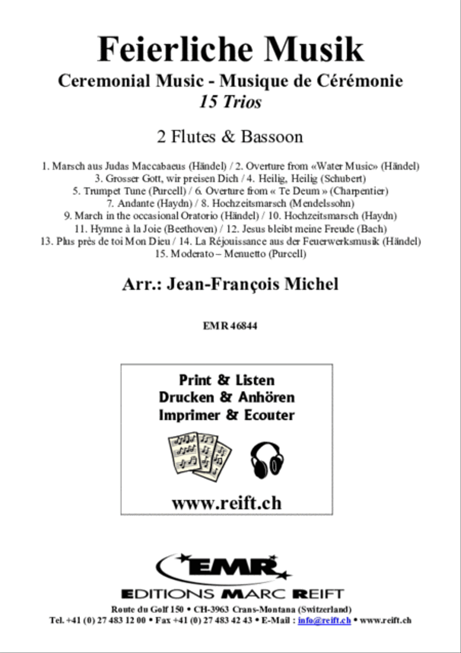 Feierliche Musik Feierliche Musik Bassoon scores gallery preview page 2