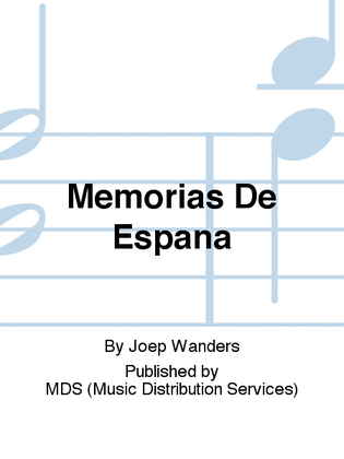 Book cover for Memorias de Espana