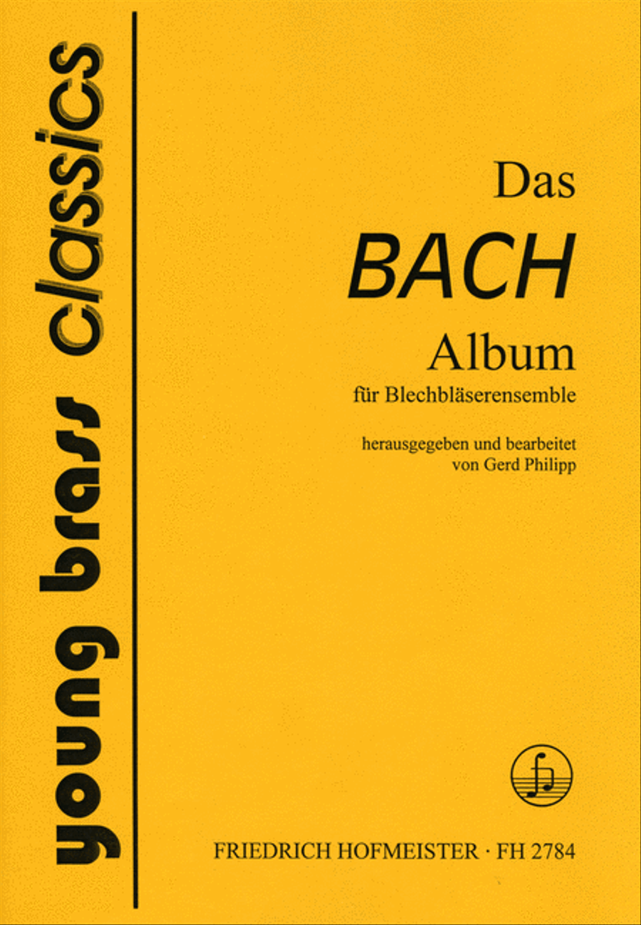 Das BACH-Album für Blechbläserensemble Horn scores gallery preview page 1