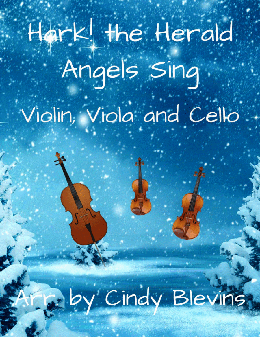 Hark! the Herald Angels Sing, for Violin, Viola and Cello image number null