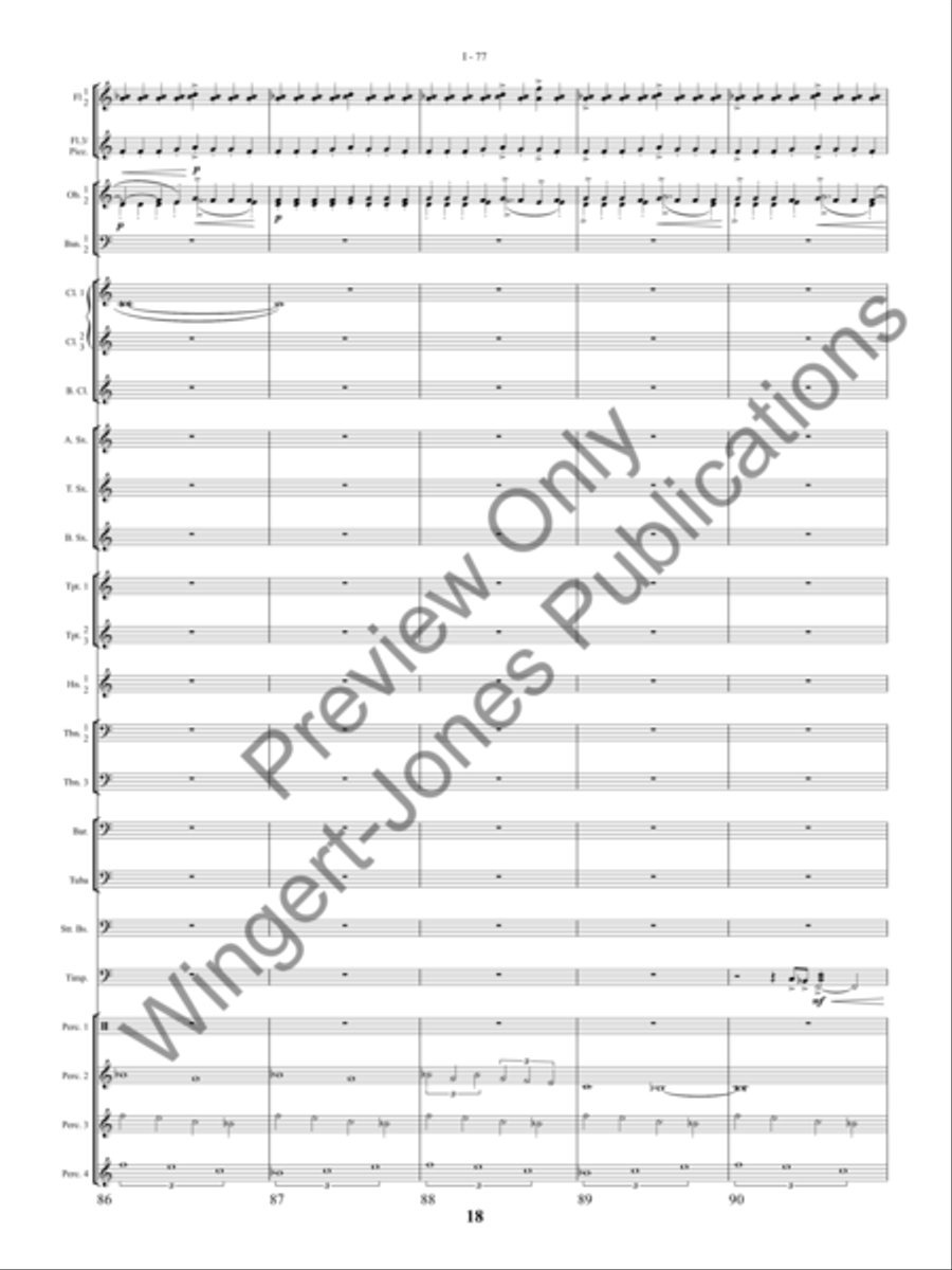 I-77 Concert Band scores gallery preview page 21