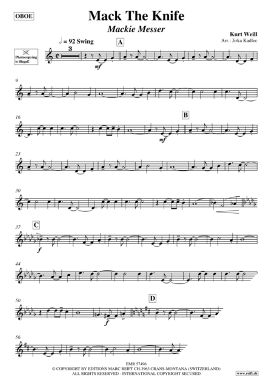 Mack The Knife Piano Accompaniment scores gallery preview page 3