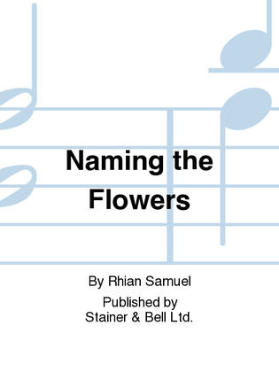 Book cover for Naming the Flowers