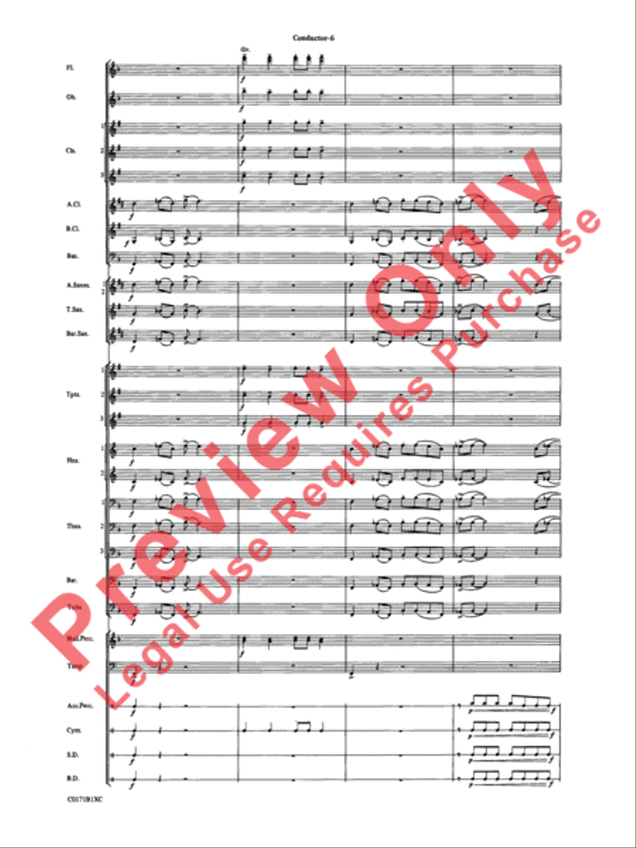 Mancini Magic Concert Band scores gallery preview page 9