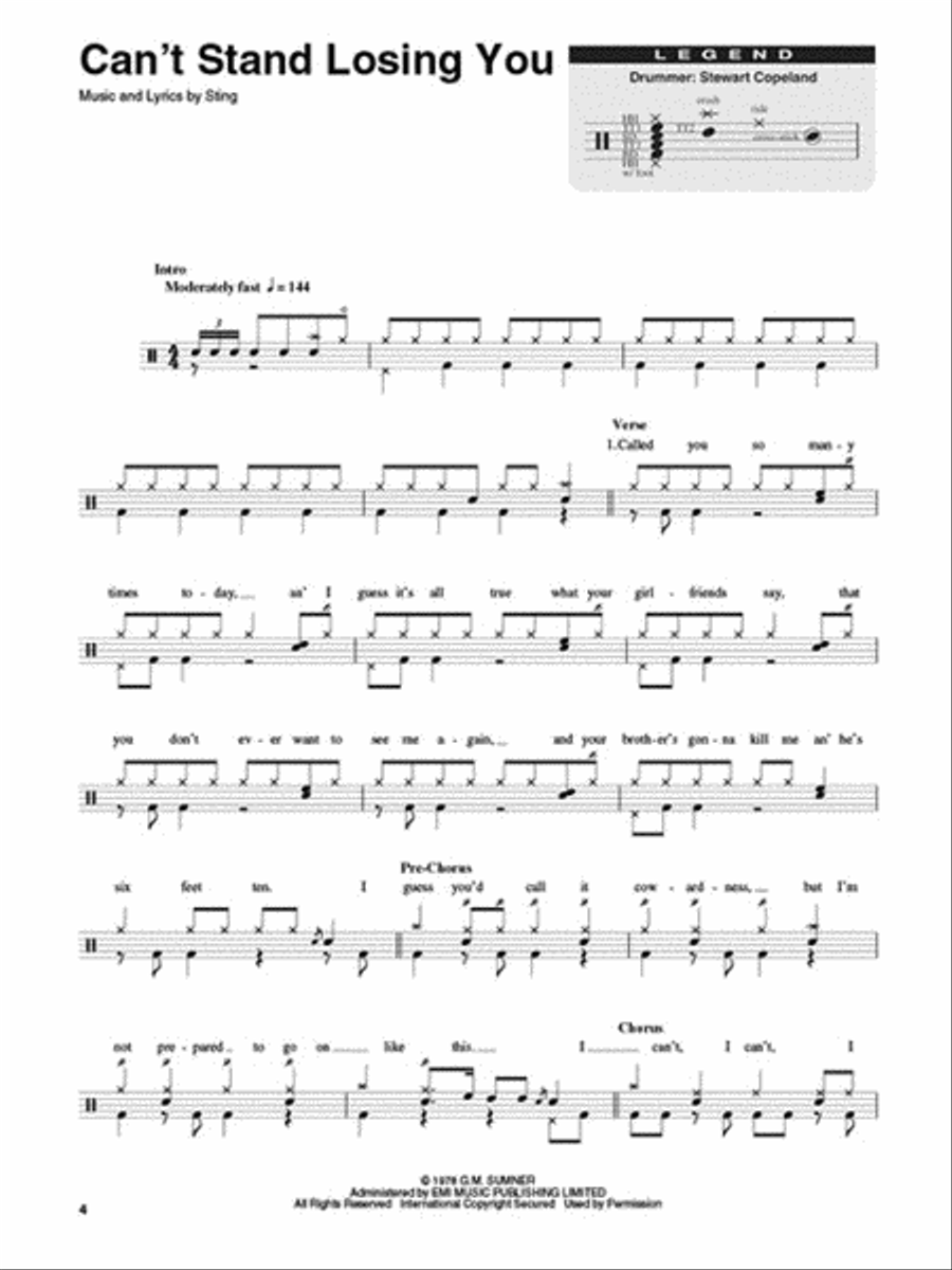 The Police Drums scores gallery preview page 3