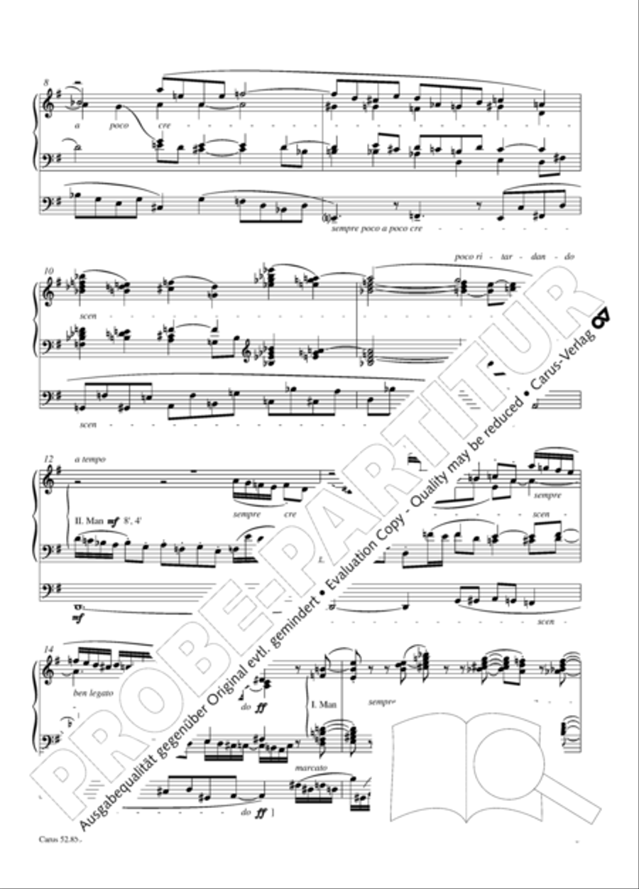 12 Stucke, Op. 59 Heft 1 Organ Solo scores gallery preview page 4