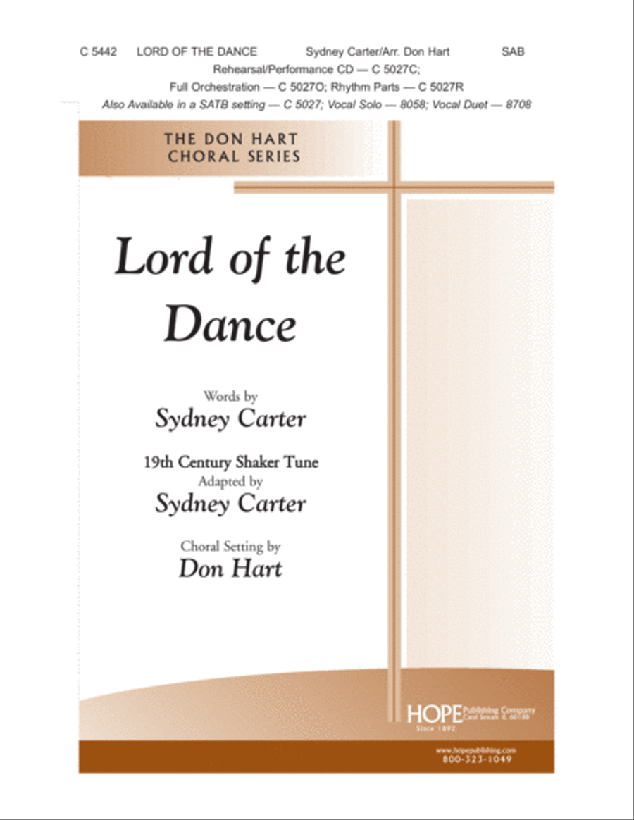 Lord of the Dance 4-Part scores gallery preview page 2