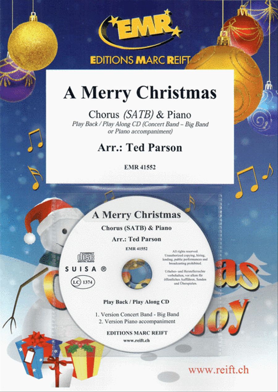 A Merry Christmas 4-Part scores gallery preview page 1