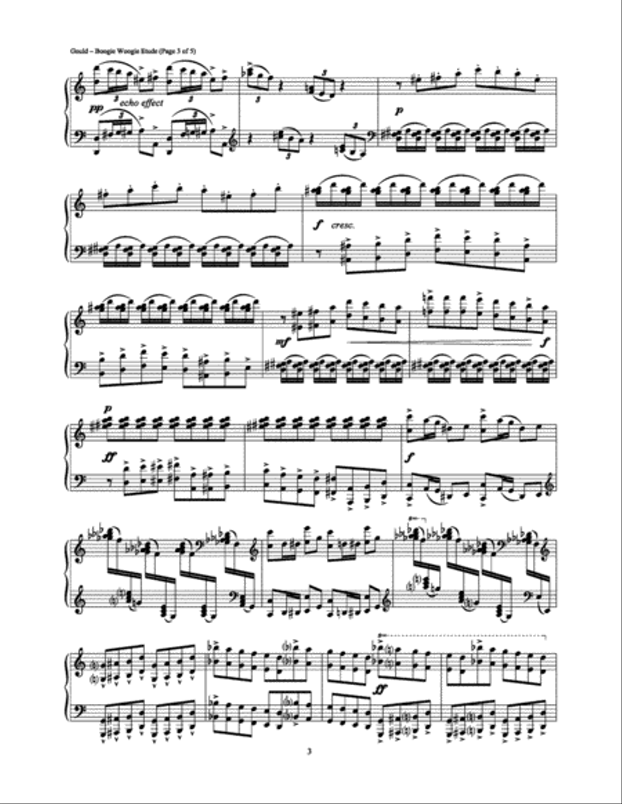 Boogie Woogie Etude Piano Method scores gallery preview page 3