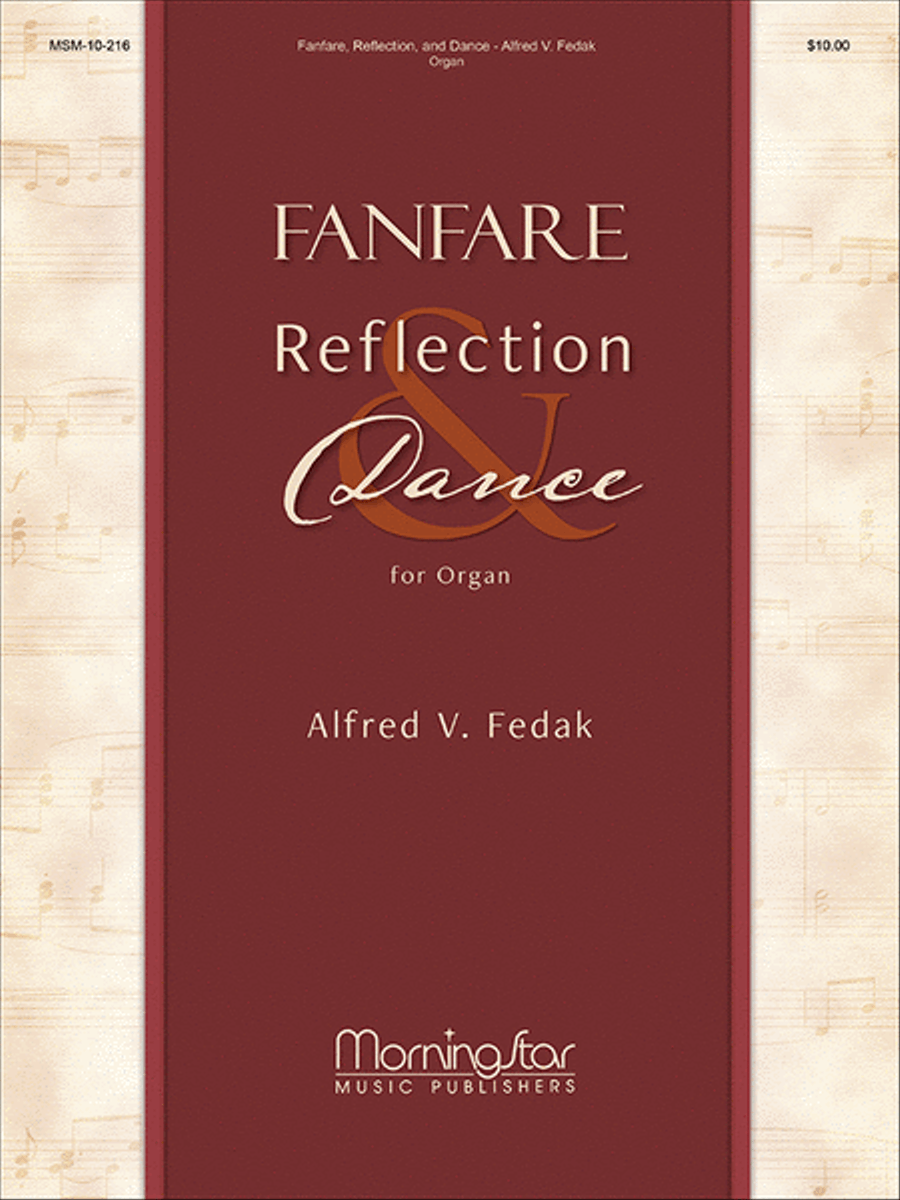 Fanfare, Reflection, and Dance Organ scores gallery preview page 1