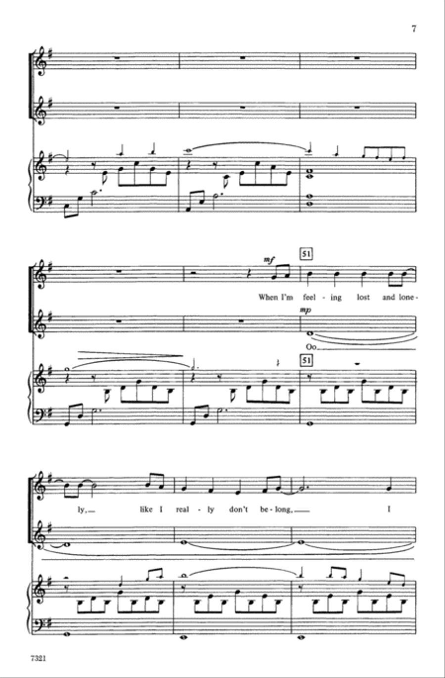 Fly Away Fly Away Choir scores gallery preview page 6