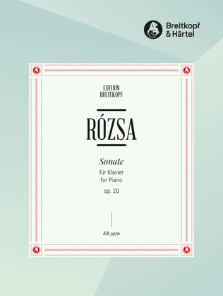 Book cover for Sonata Op. 20