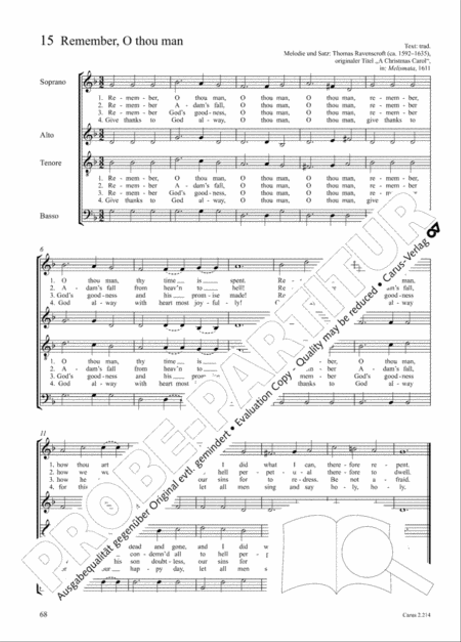 Choral Collection Folk Songs Choir scores gallery preview page 44
