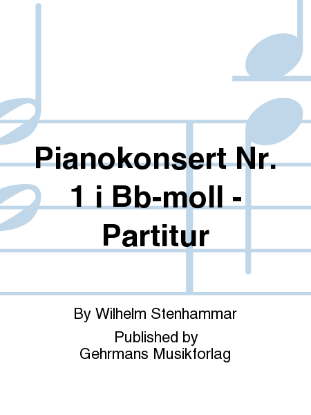 Pianokonsert Nr. 1 i Bb-moll - Partitur