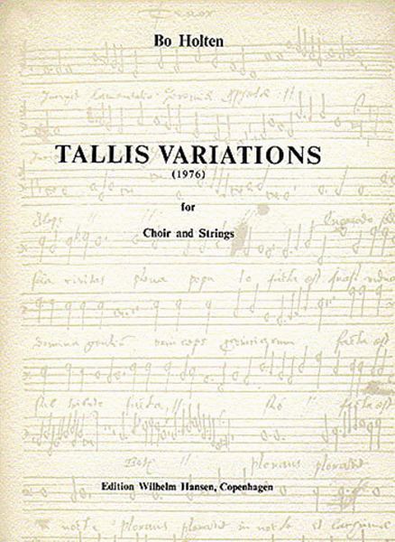 Bo Holten: Tallis Variations (Score)