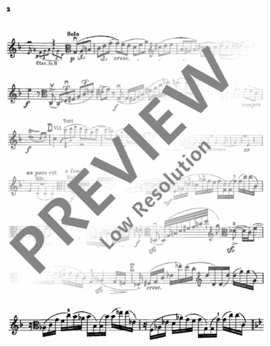 Romanze F Major Viola scores gallery preview page 13