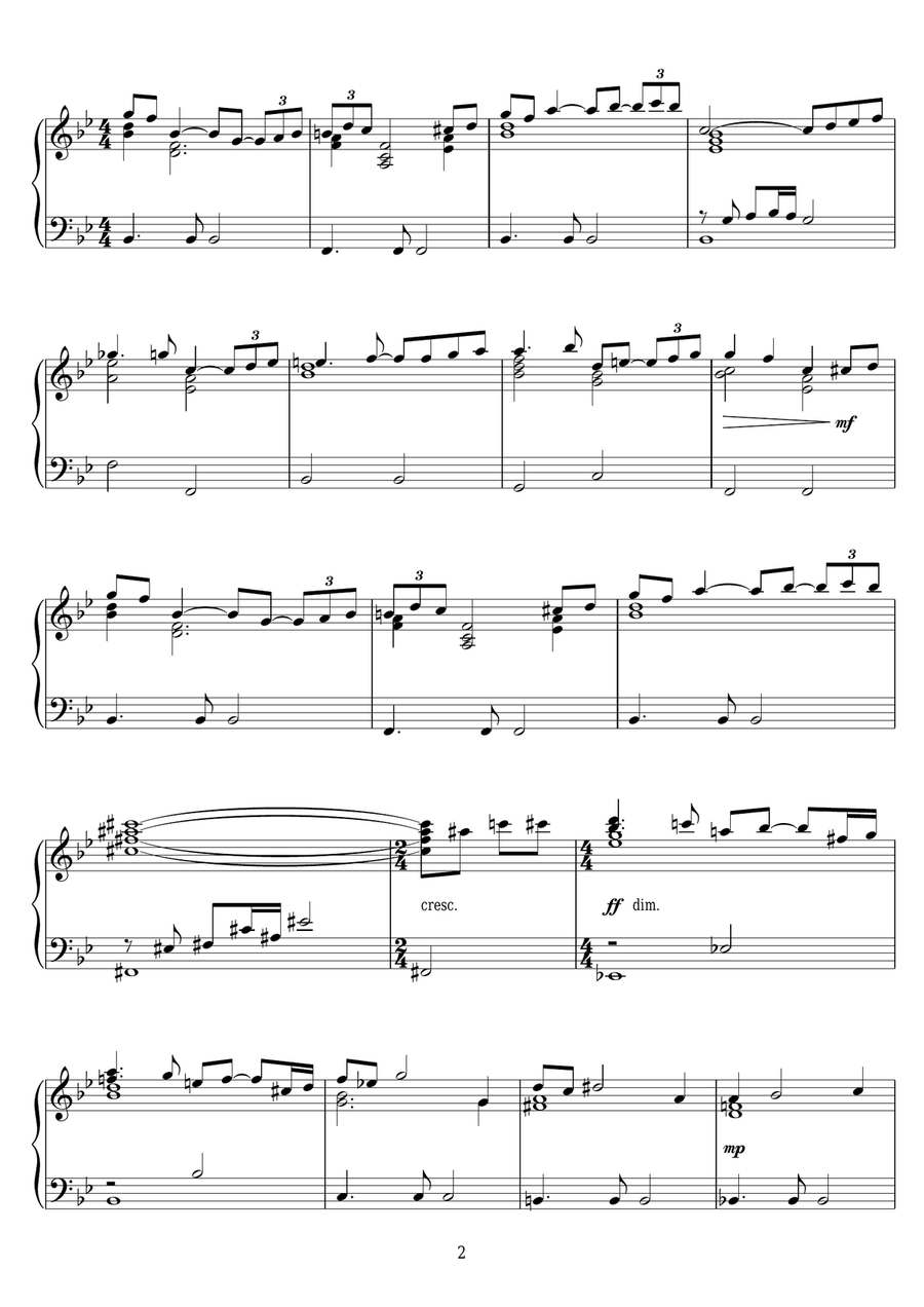 Dead Men Don't Wear Plaid (End Credits) Piano Solo scores gallery preview page 2