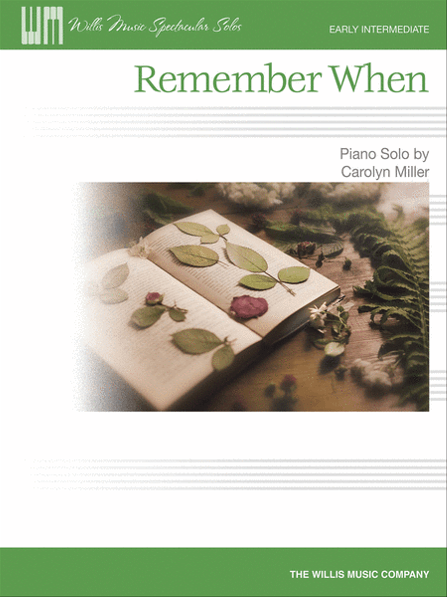 Remember When Piano scores gallery preview page 1