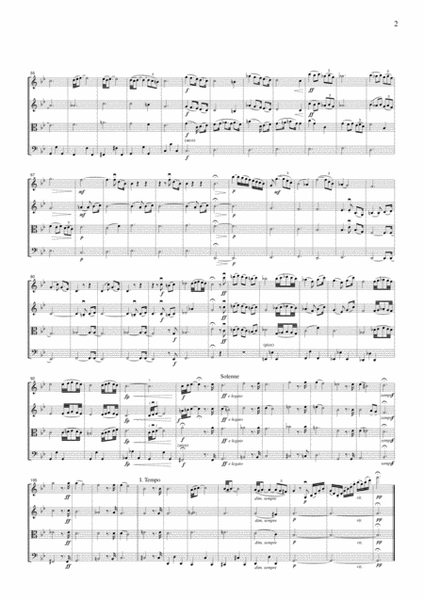 Albinoni Adagio in g, for string quartet, CA001 image number null