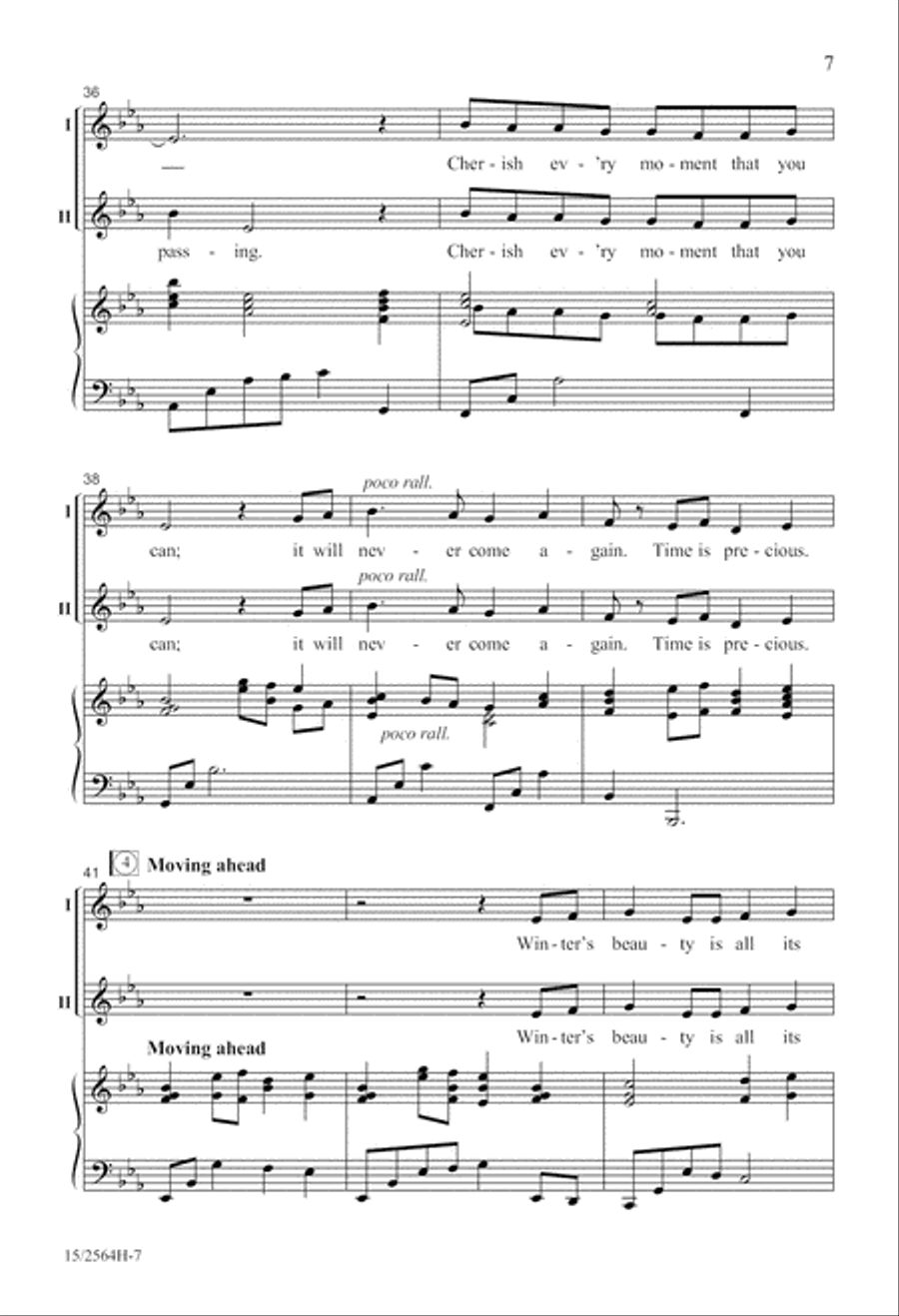 Time Is Precious 2-Part scores gallery preview page 8
